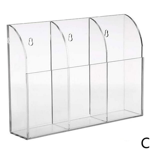 TV Remote Control Holder Wall Mount Acrylic Organiser Acrylic Size TV Remote Control Holder Wall Mount Acrylic Organiser Acrylic Size